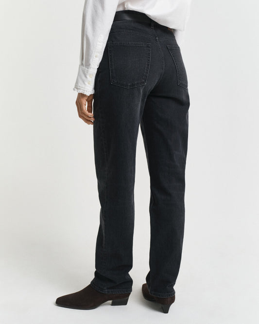 Stretch-Jeans mit geradem Bein
