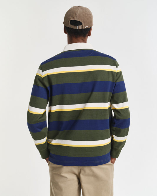 Gestreiftes schweres Rugby-Shirt