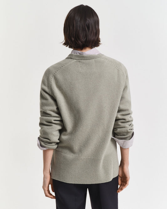 Pullover aus weicher Wolle mit Kaschmiranteil