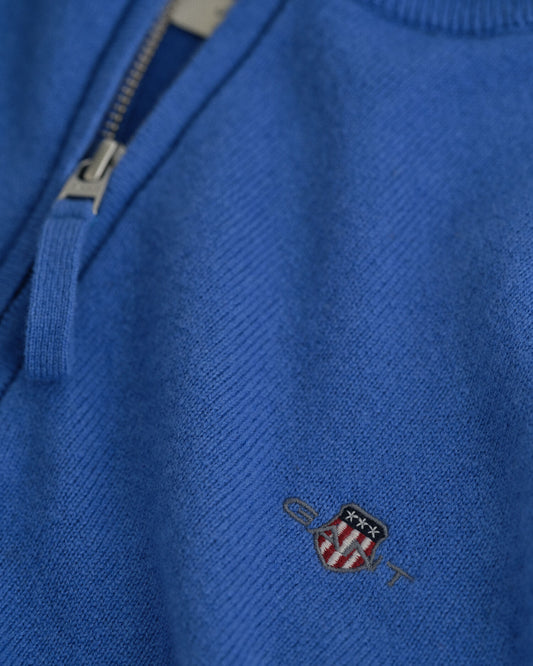 Superfeiner Lambswool-Half-Zip-Pullover