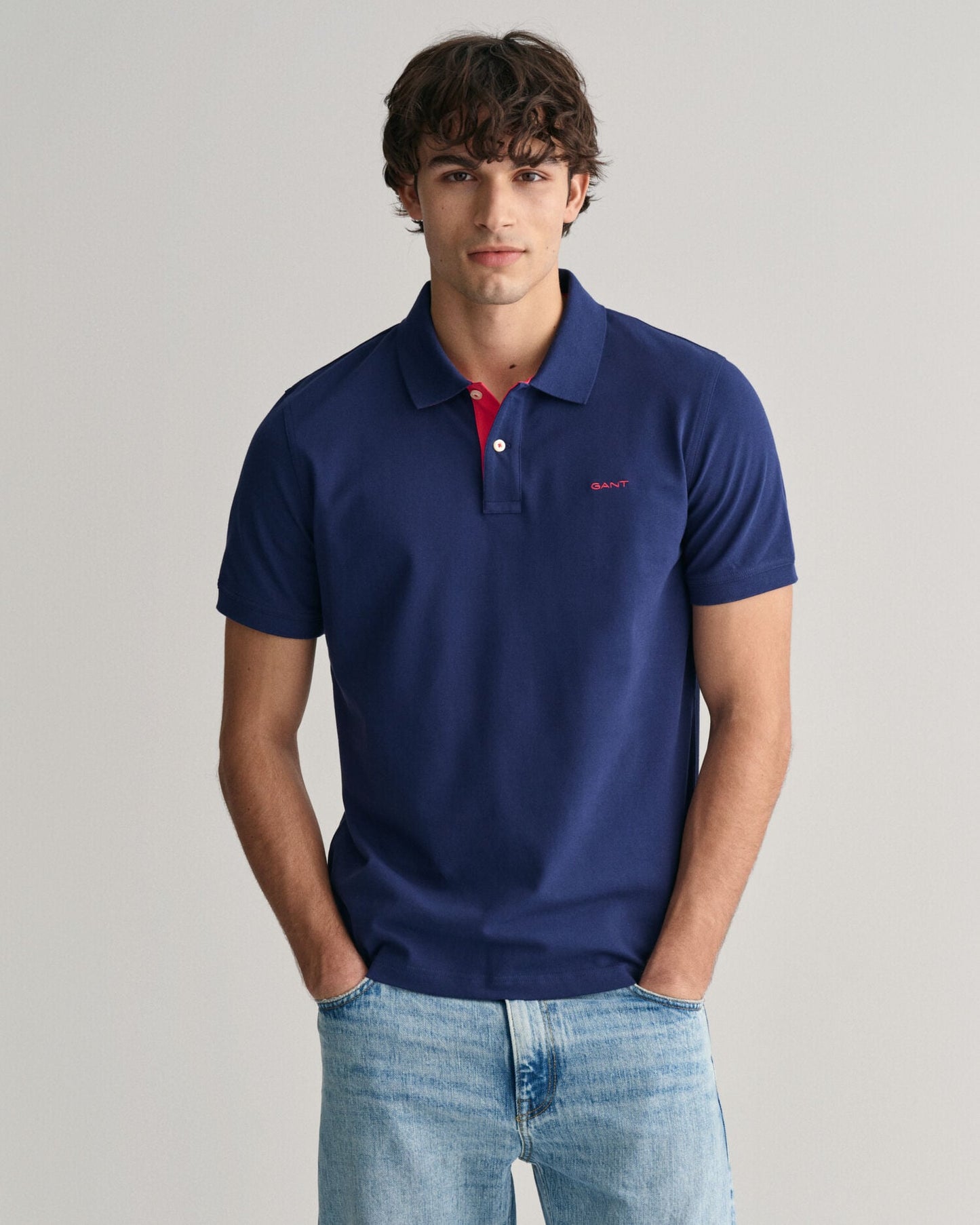 Pikee-Poloshirt mit Kontrastdetails