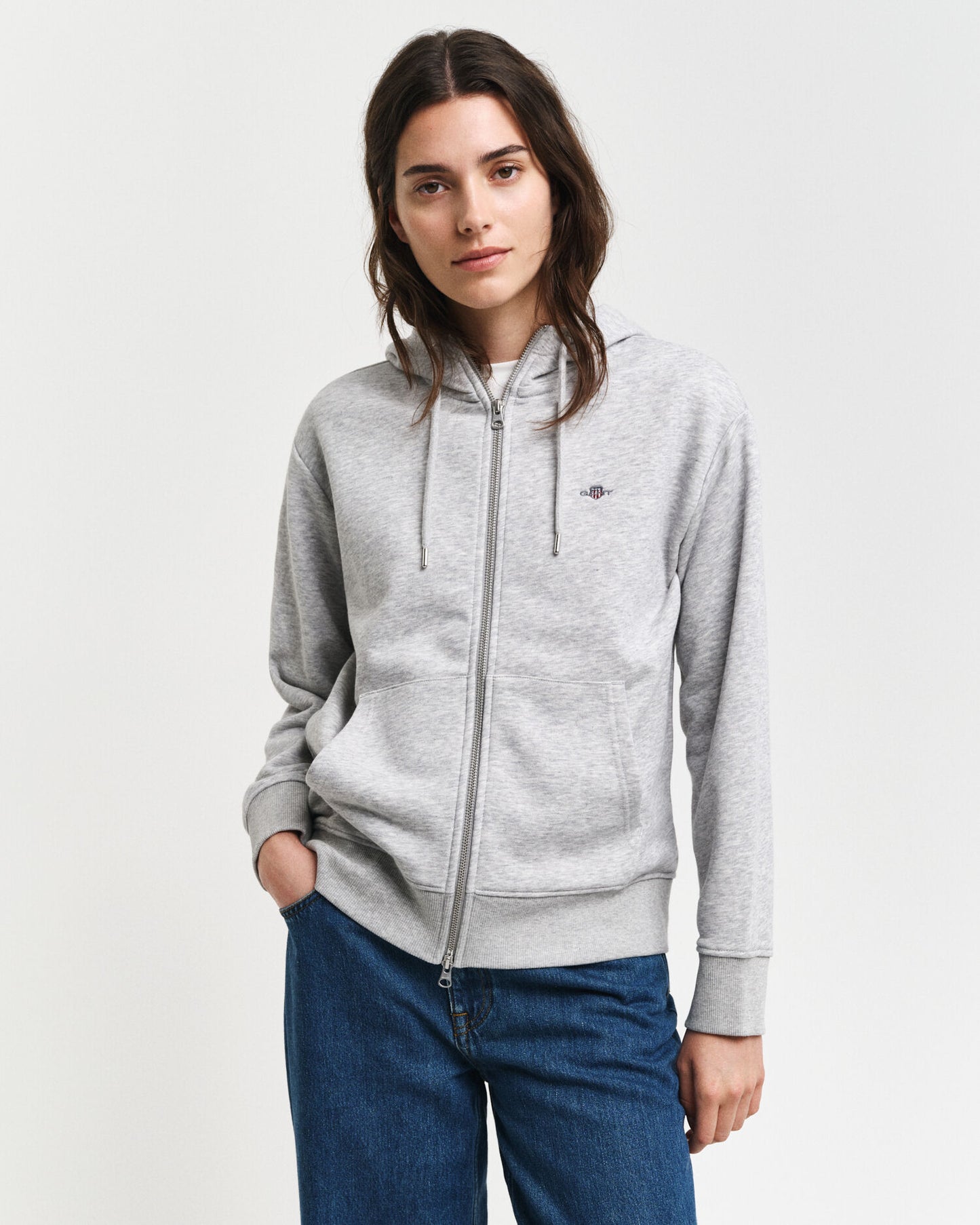 Shield Reißverschluss-Kapuzenpullover