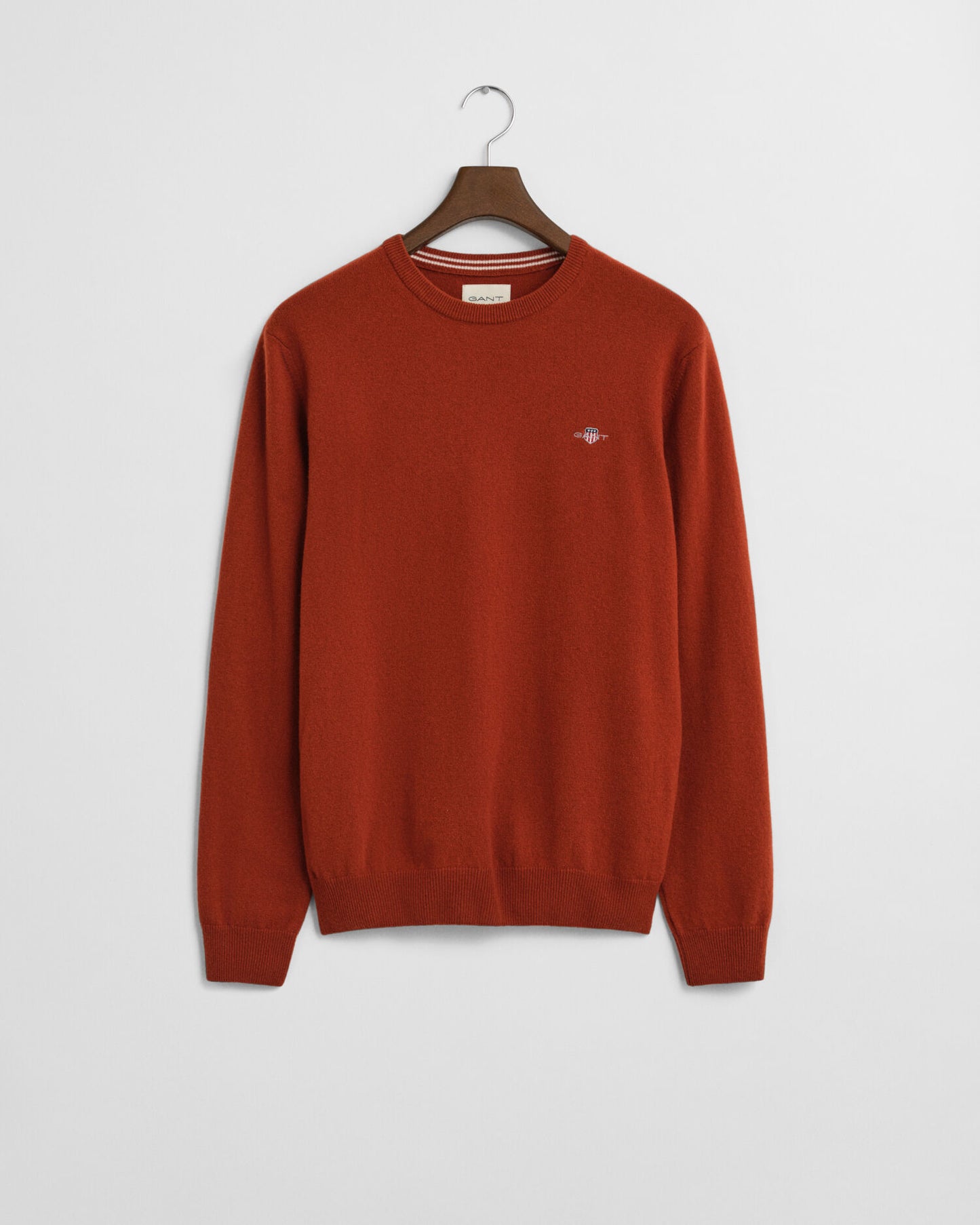 Feiner Lammwollpullover mit Rundhalsausschnitt