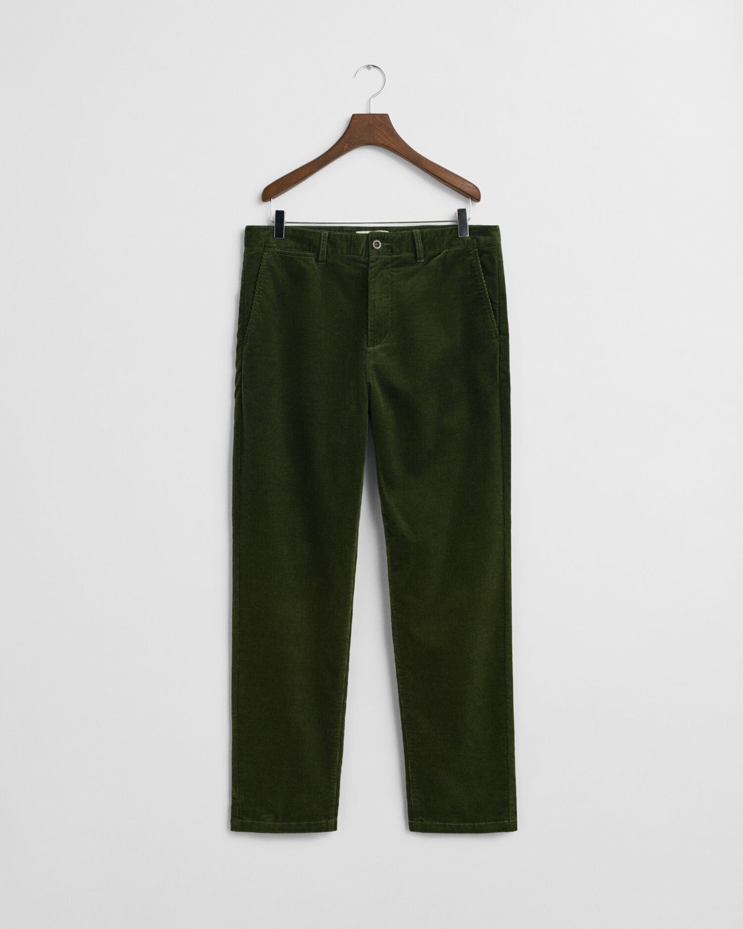 Chino en velours côtelé coupe droite