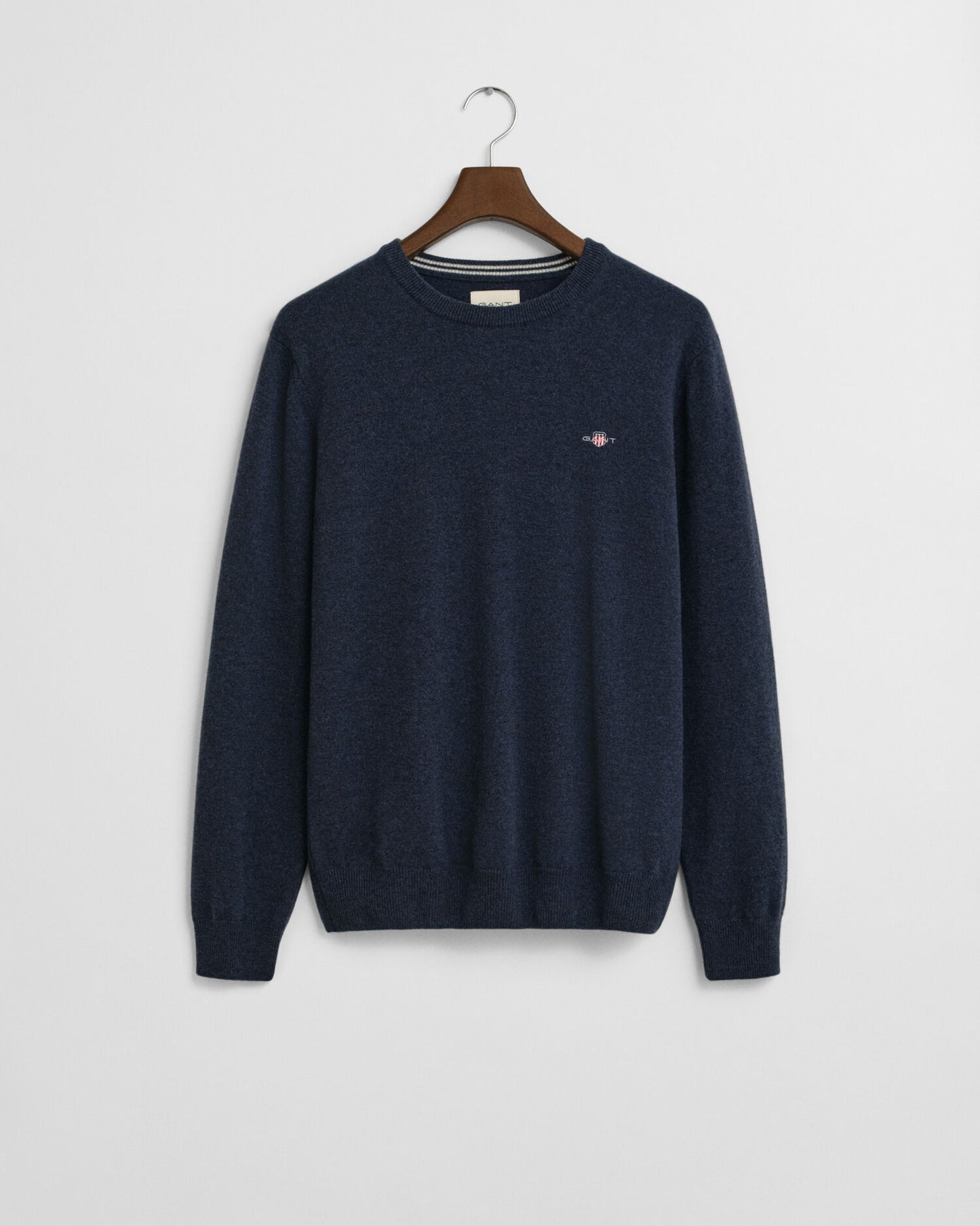 Pull col rond en agneau ultrafin