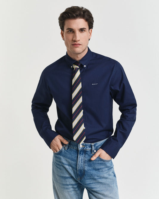 Regular Fit Oxford Hemd aus Pinpoint-Gewebe