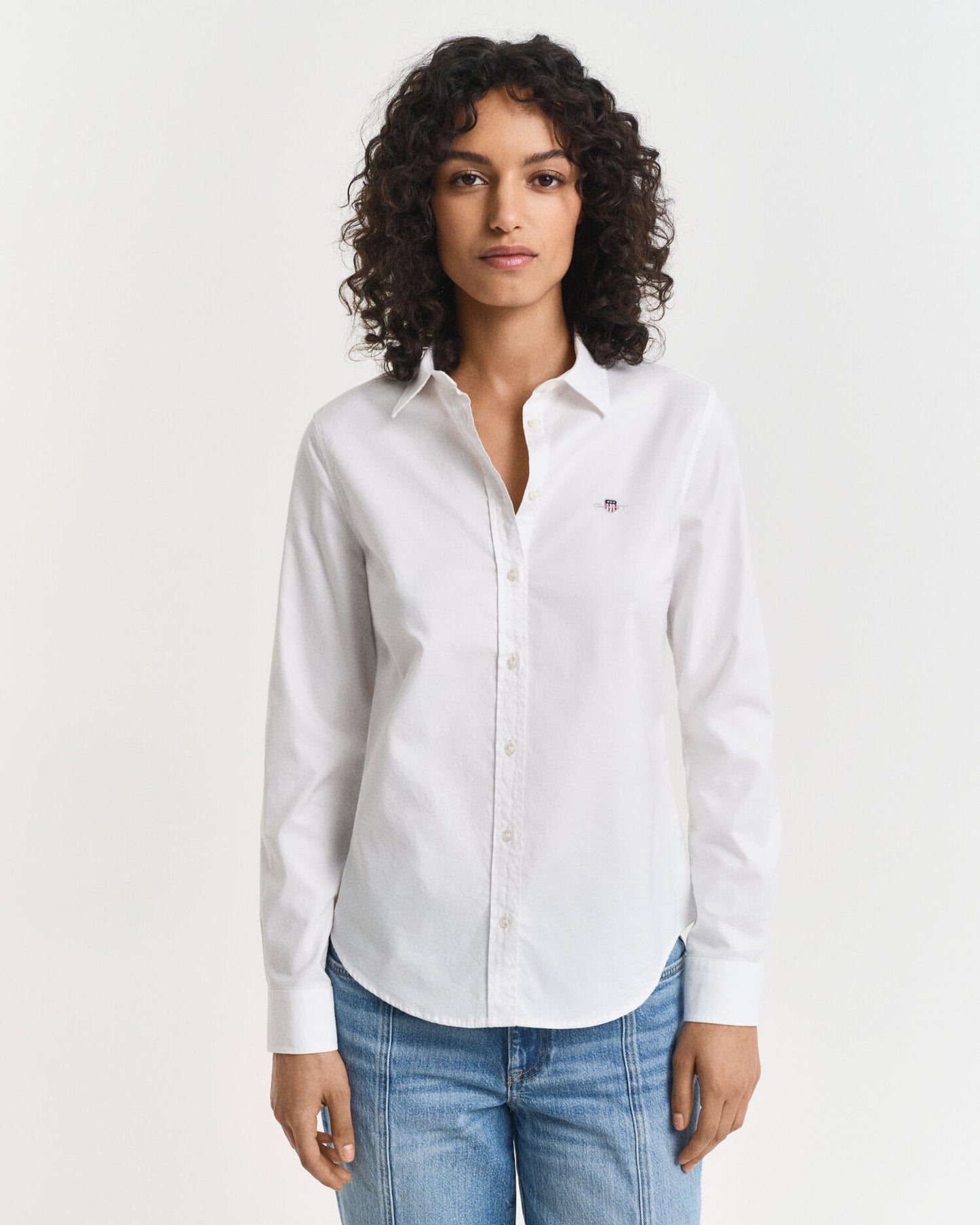 Slim Fit Stretch Oxford-Hemd