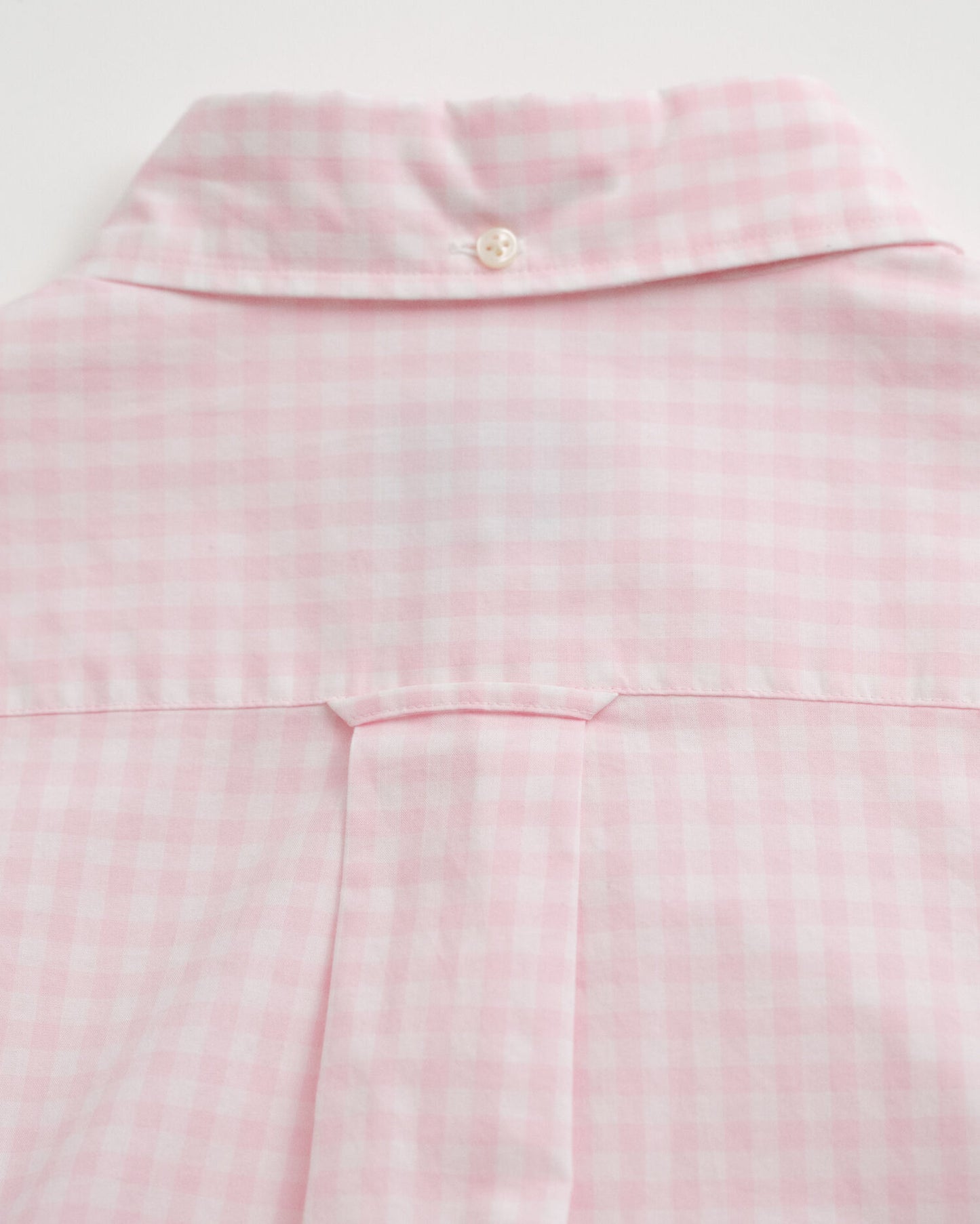 Chemise popeline coupe droite à carreaux vichy classiques