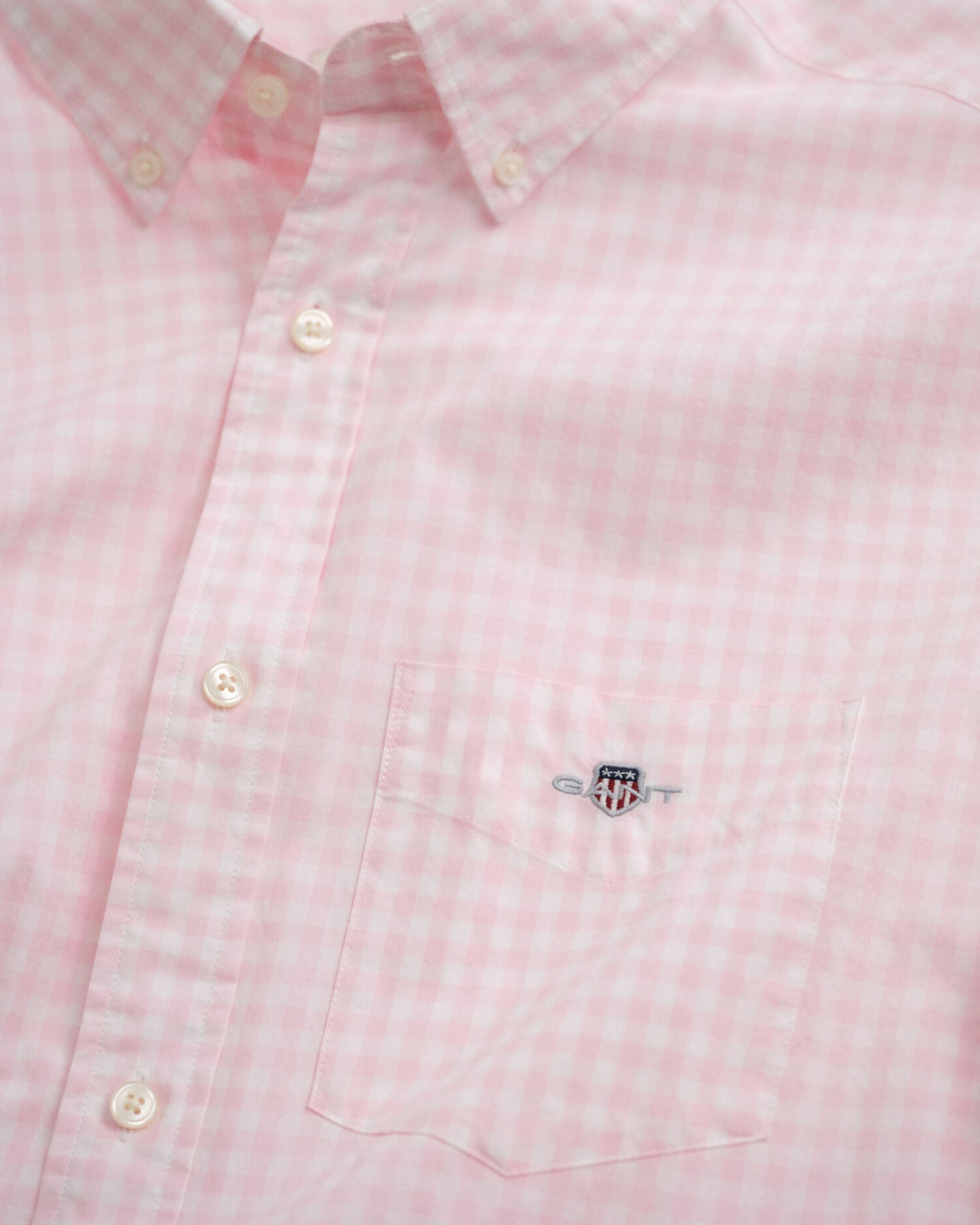 Chemise popeline coupe droite à carreaux vichy classiques