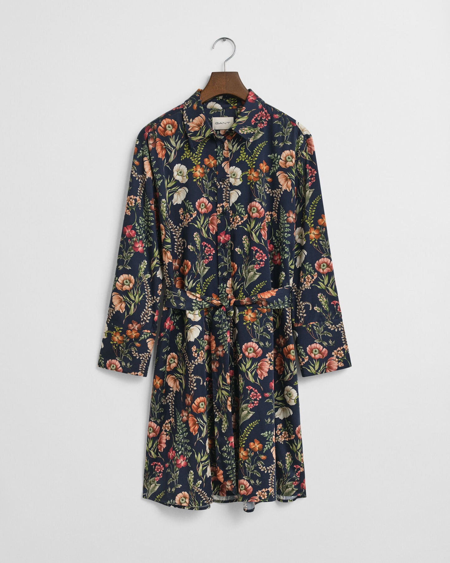 Robe Chemise en Viscose à Imprimé Floral