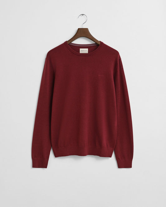 Rundhals-Pullover aus extrafeiner Merinowolle