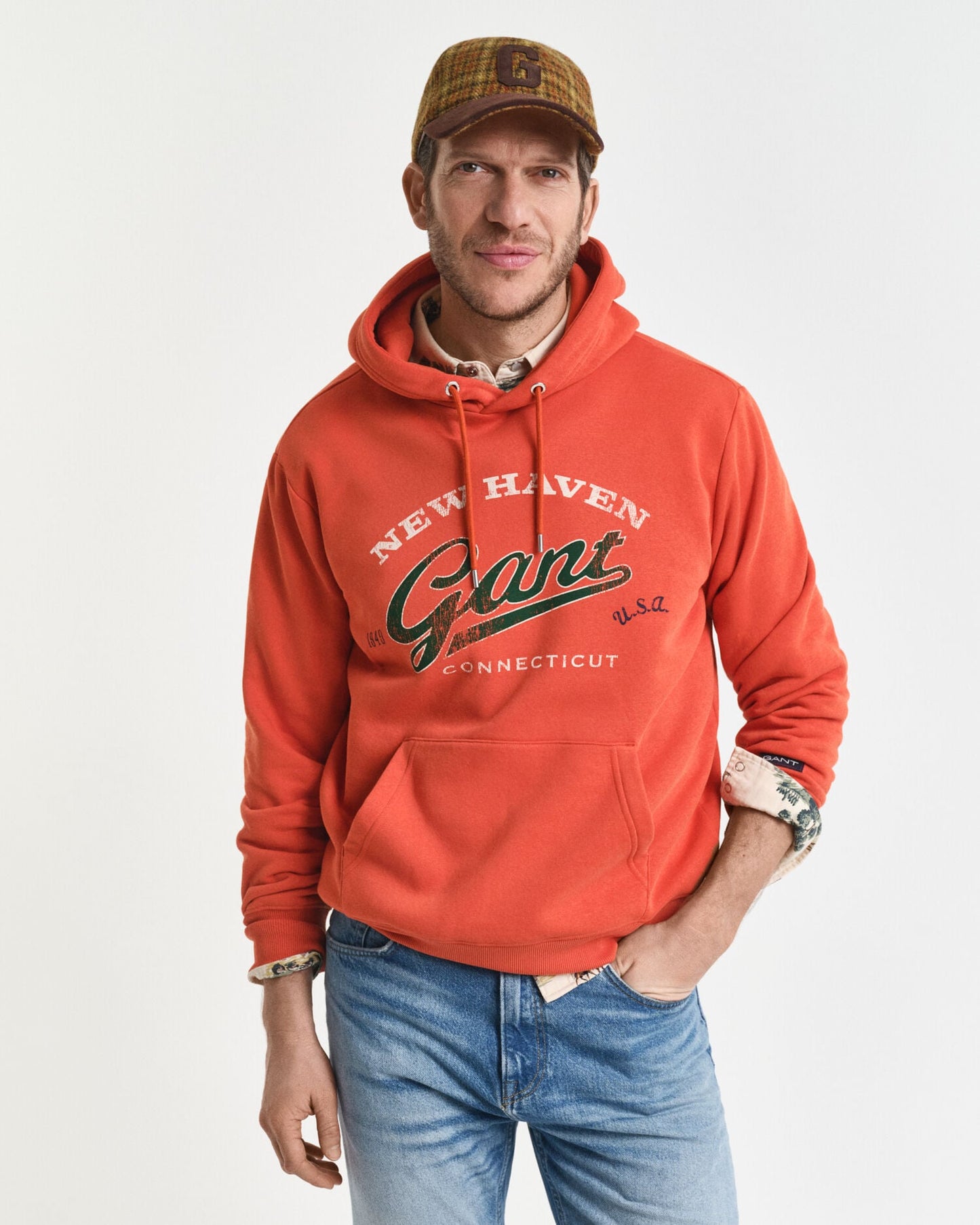 Sweat à capuche graphique avec emblème
