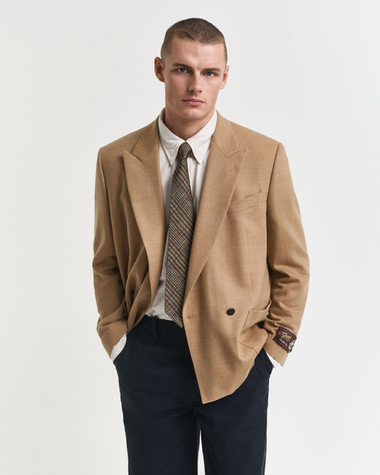 Flanell-Club-Blazer „Camel“