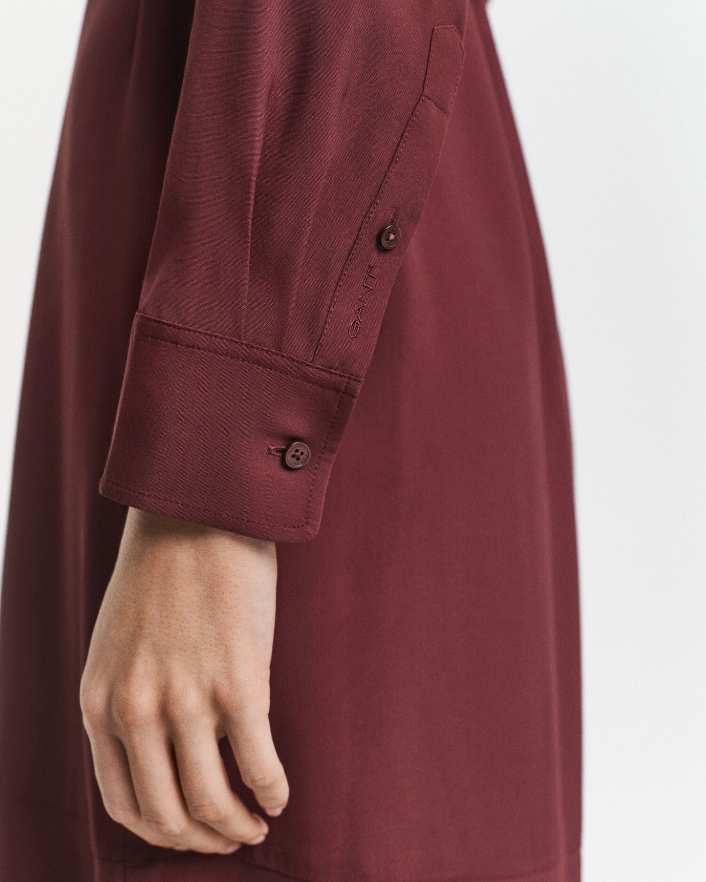 Robe-chemise midi en viscose