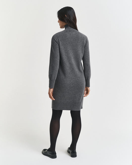 Gestricktes Kleid aus extrafeiner Lammwolle