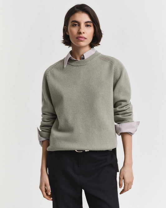 Pullover aus weicher Wolle mit Kaschmiranteil