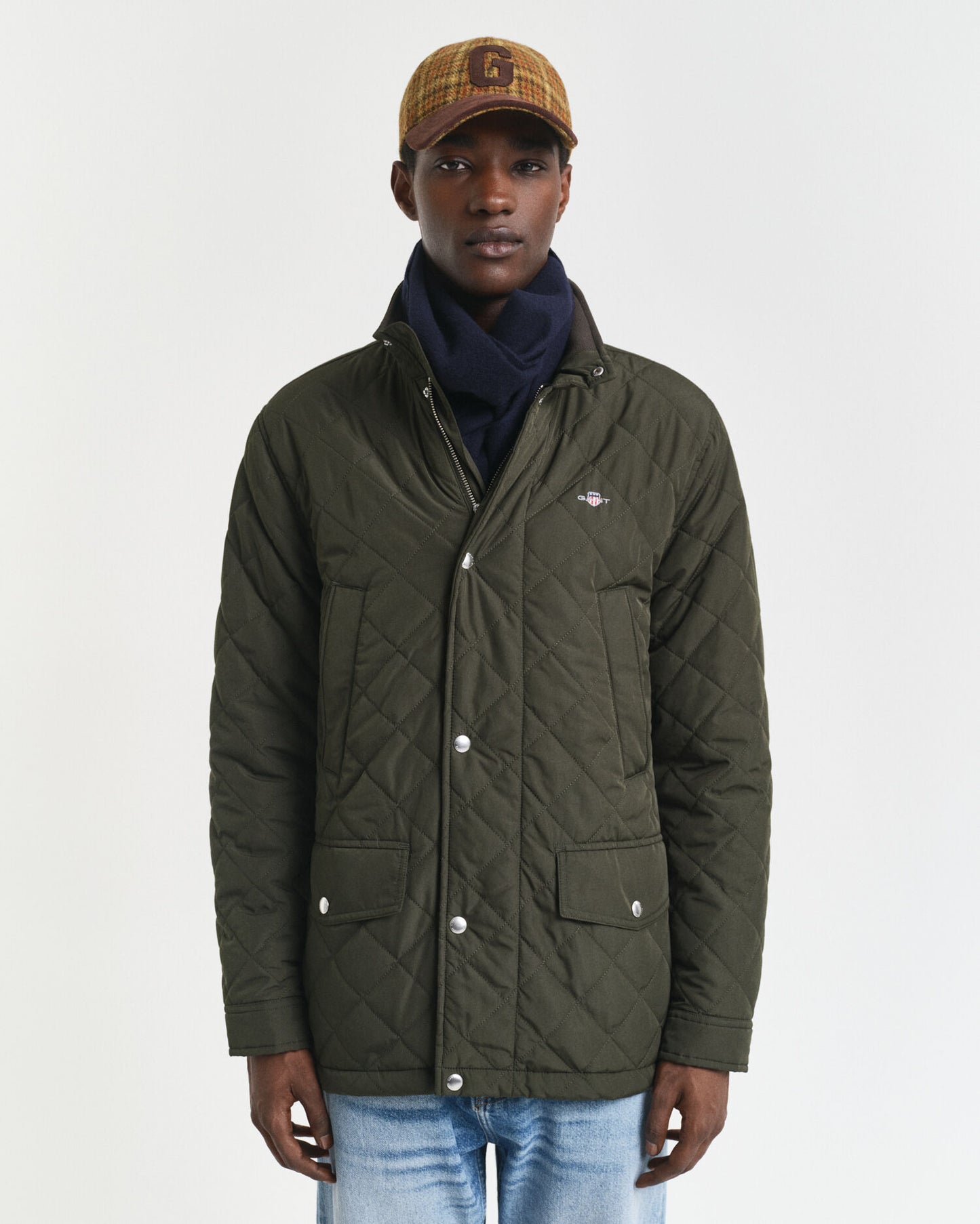 Veste mi-longue matelassée coupe-vent