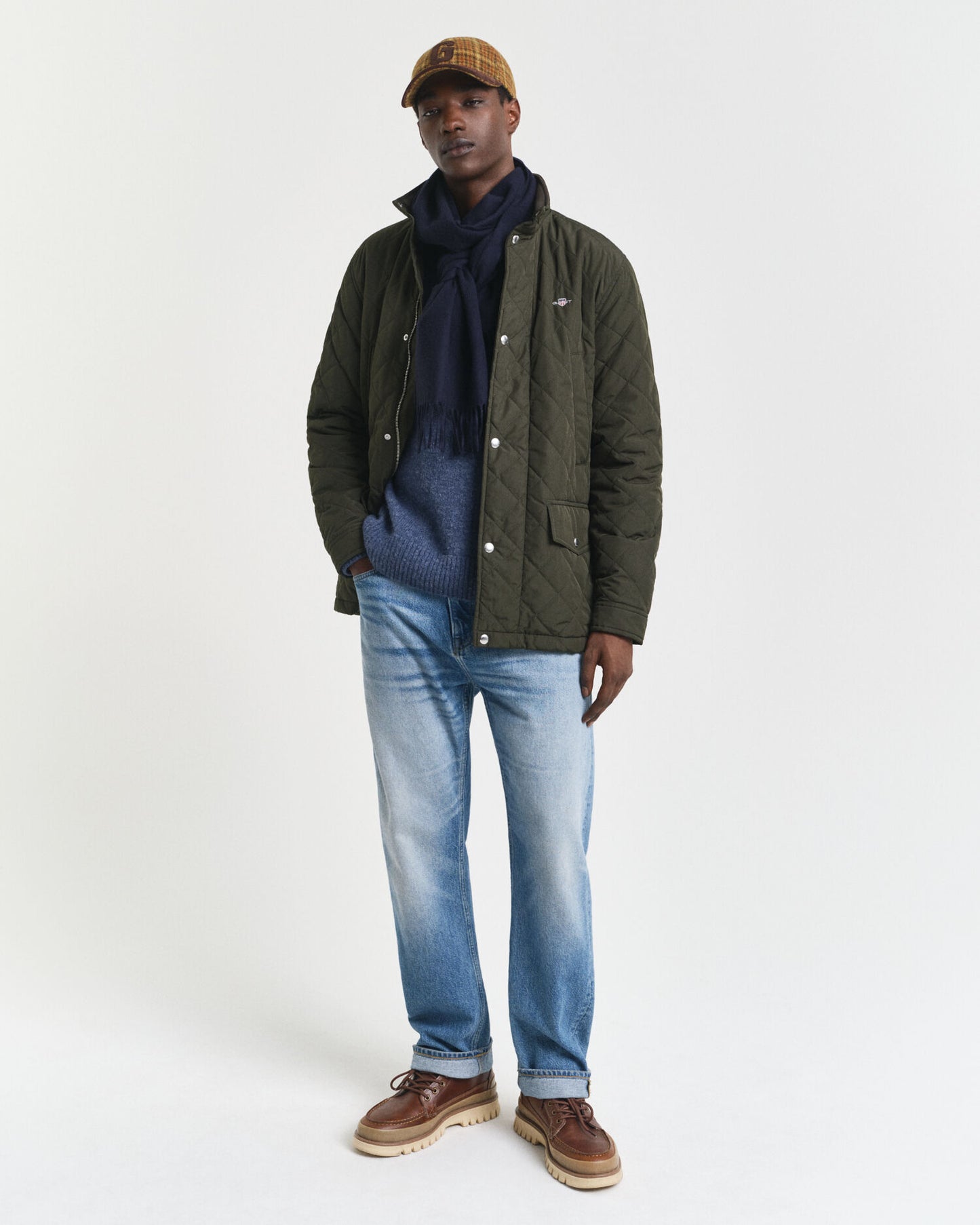 Veste mi-longue matelassée coupe-vent