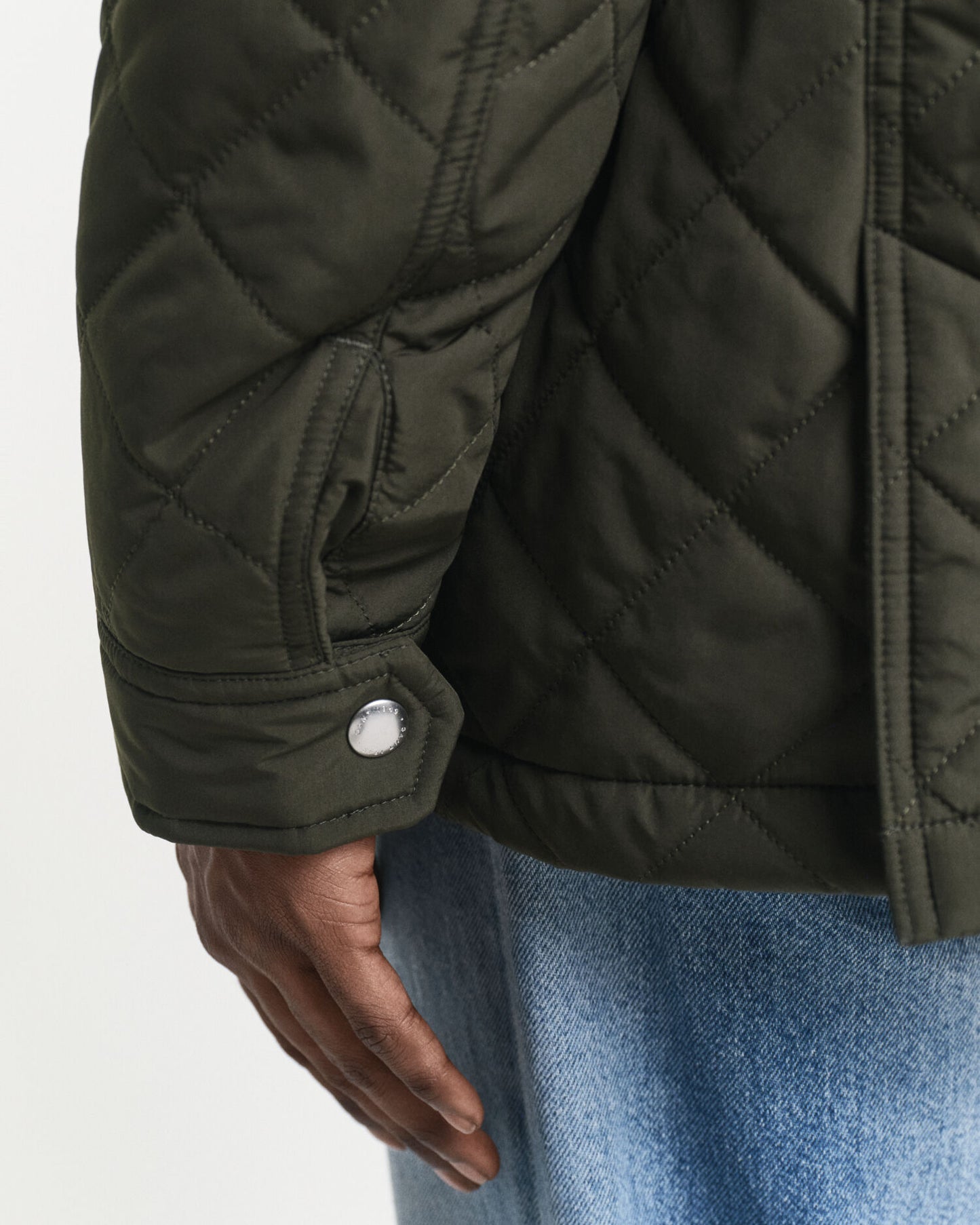 Veste mi-longue matelassée coupe-vent