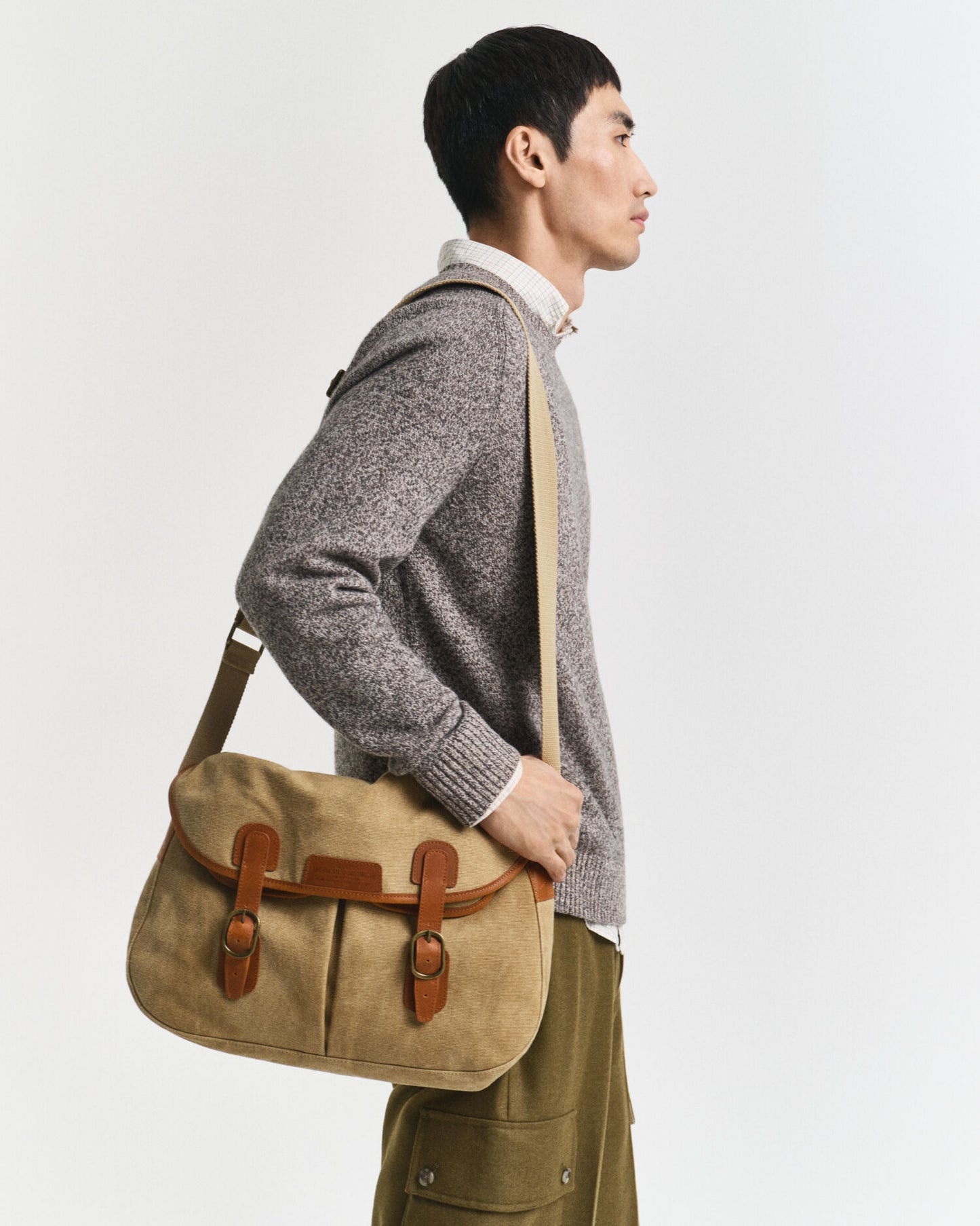 Sac de pêche en toile délavée