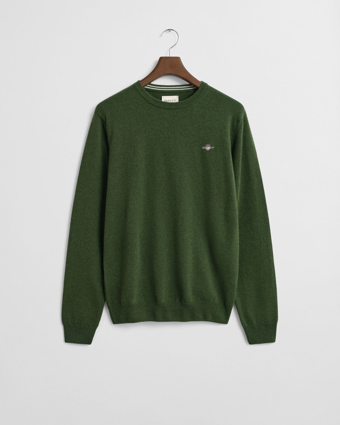 Feiner Lammwollpullover mit Rundhalsausschnitt