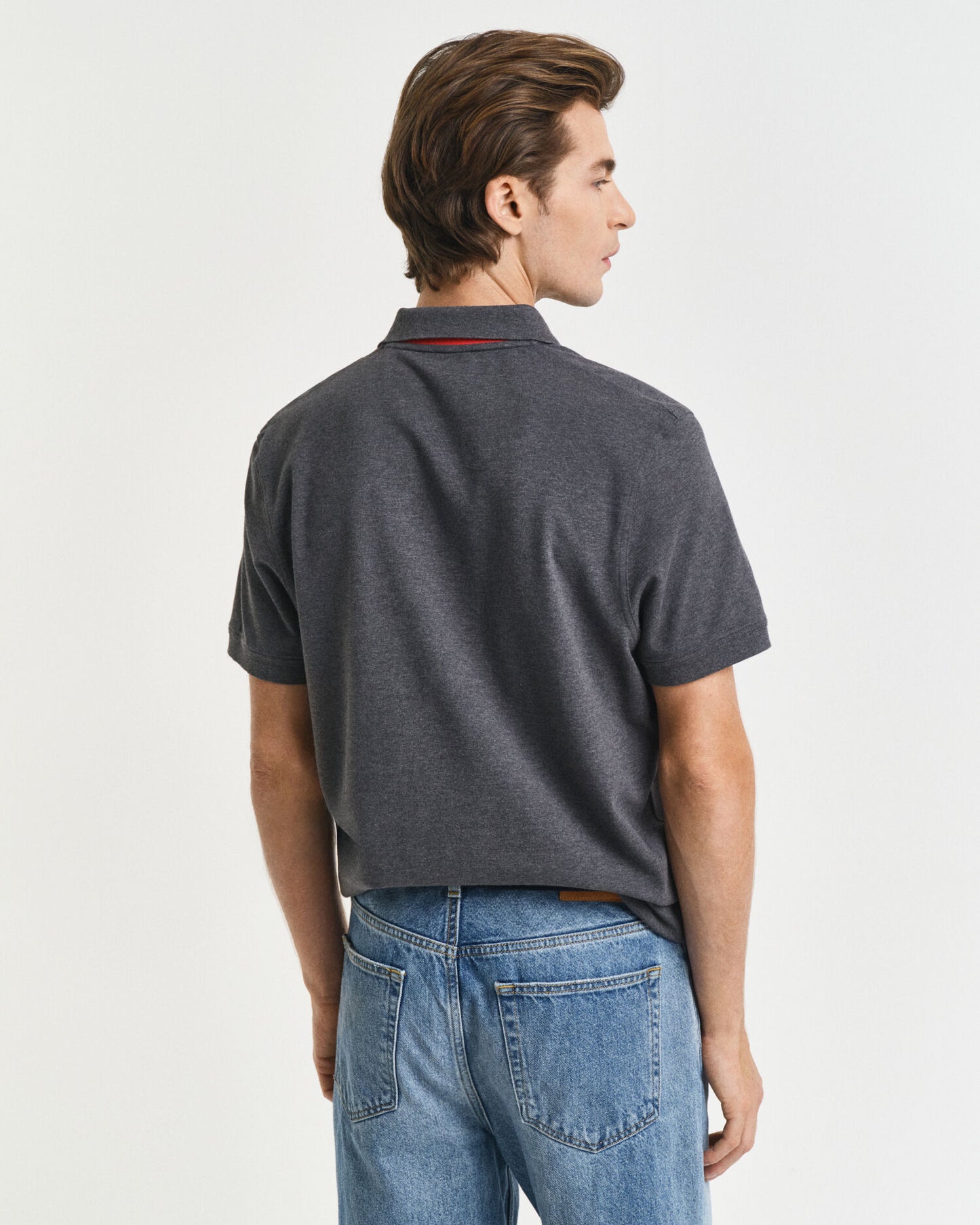 Contrast Pique Polo Shirt